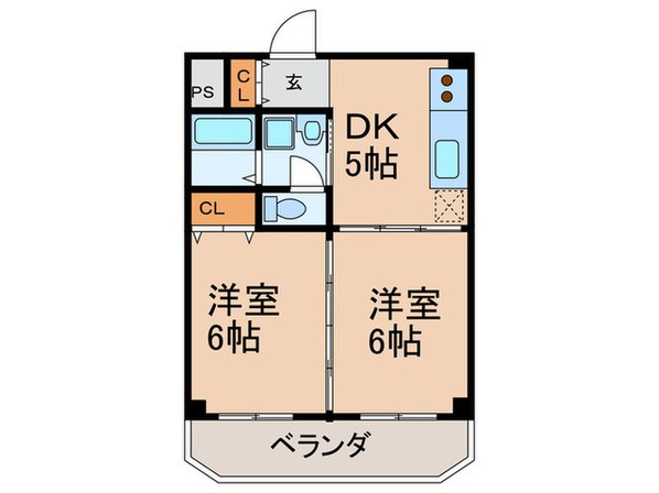 クレッセントの物件間取画像